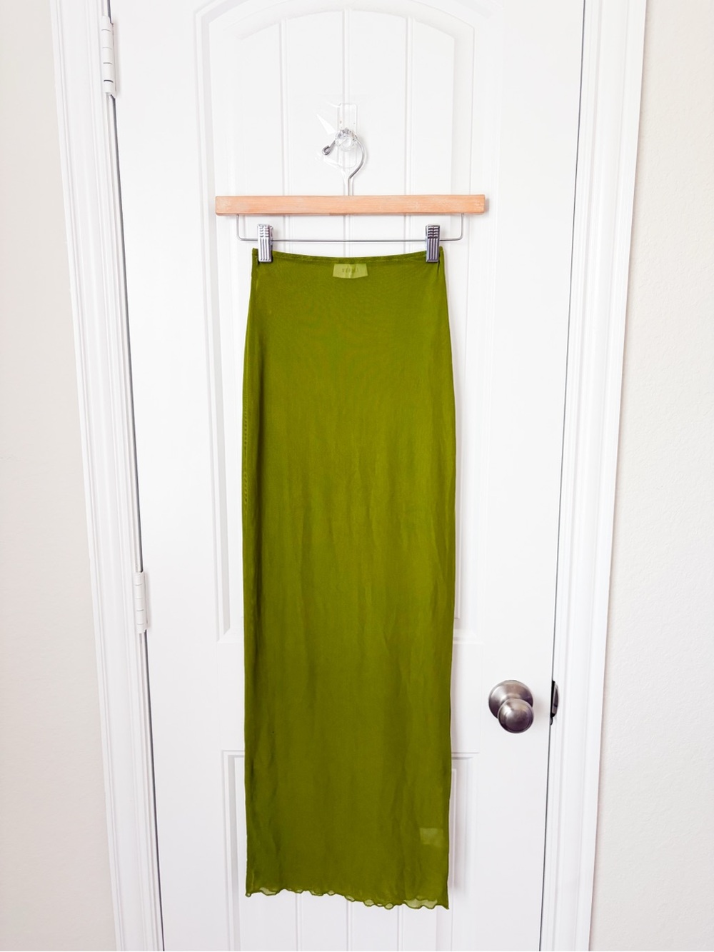 Meshki Green Maxi Mesh Swim Coverup Size Small